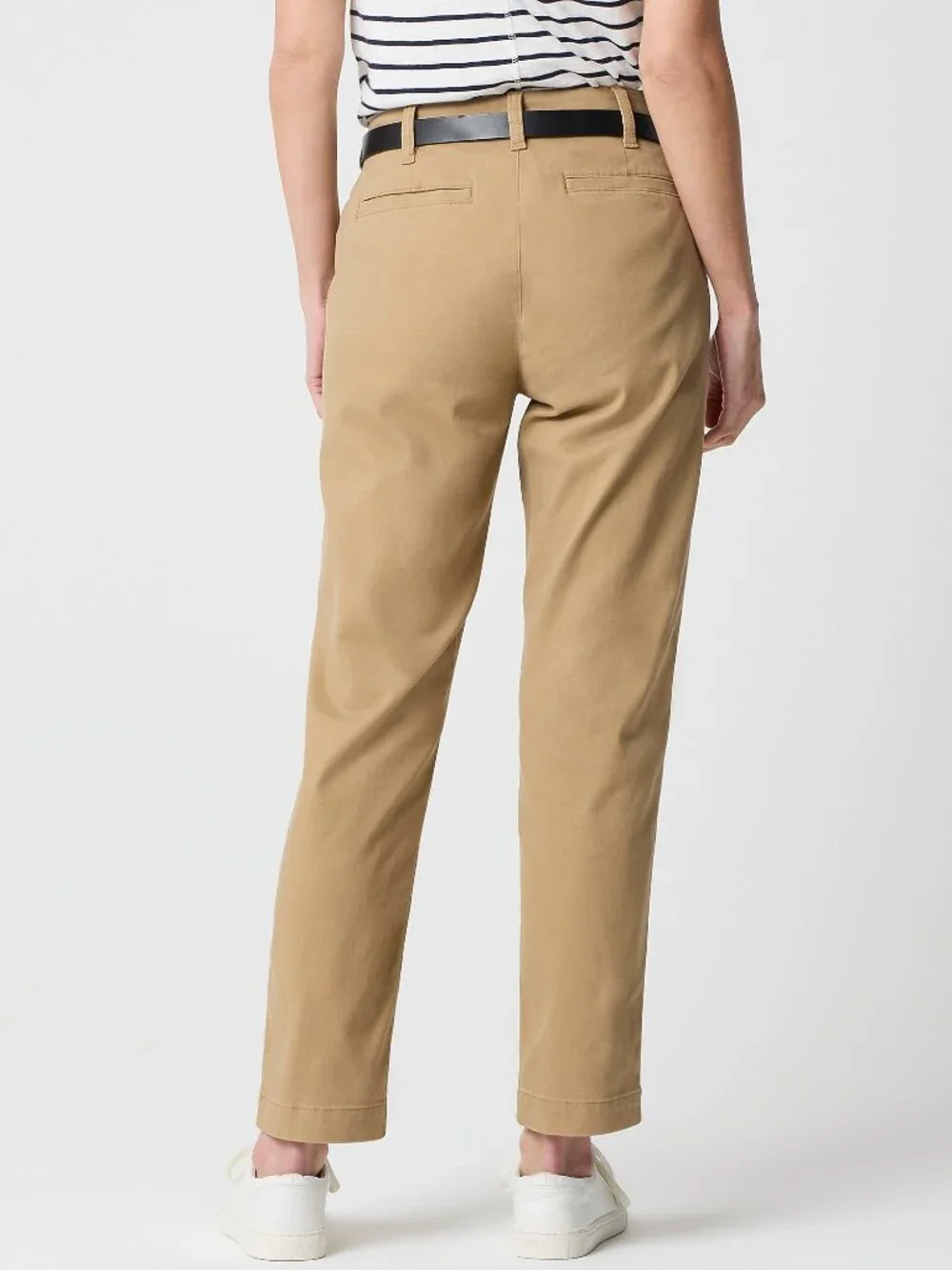 NWT J. Crew Size 6 6x28 Dark Khaki High Rise Girlfriend Chino Ankle Pant NEW